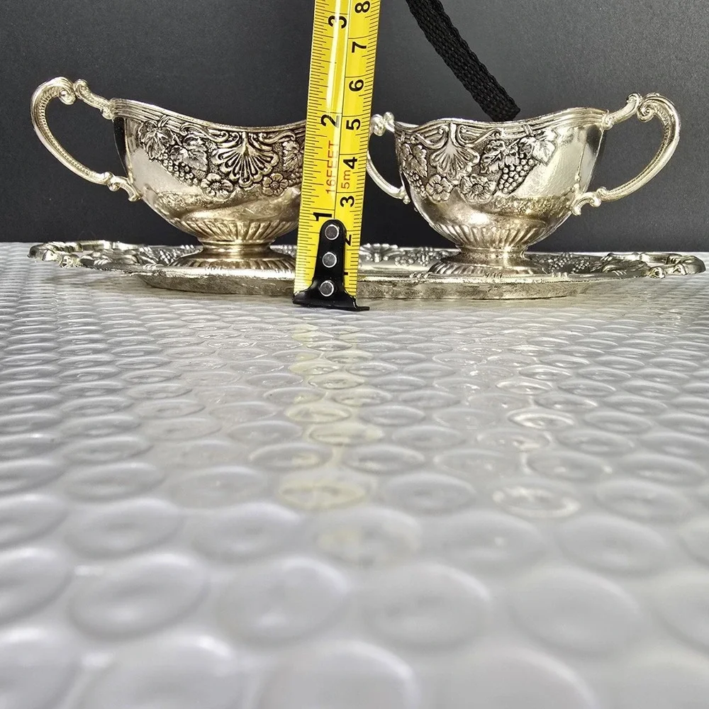 Vtg MCM Sugar Creamer Set With Tray Japan 50s 60s